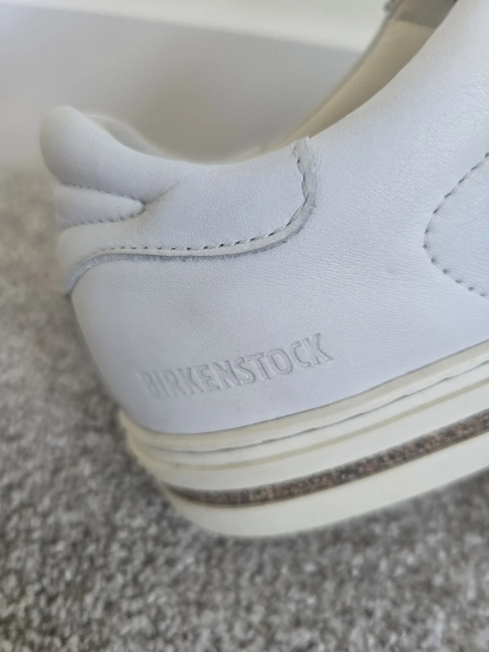 Birkenstock Bend Low White Leather Sneakers 40